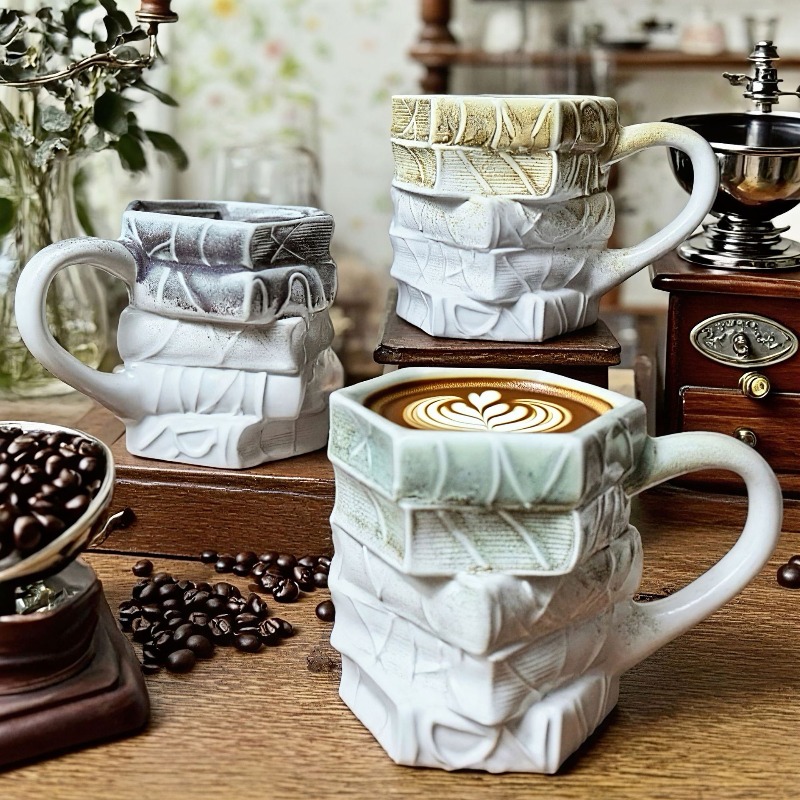 Photography Coffee - كوب سيراميك إبداعي جديد بتصميم كتاب