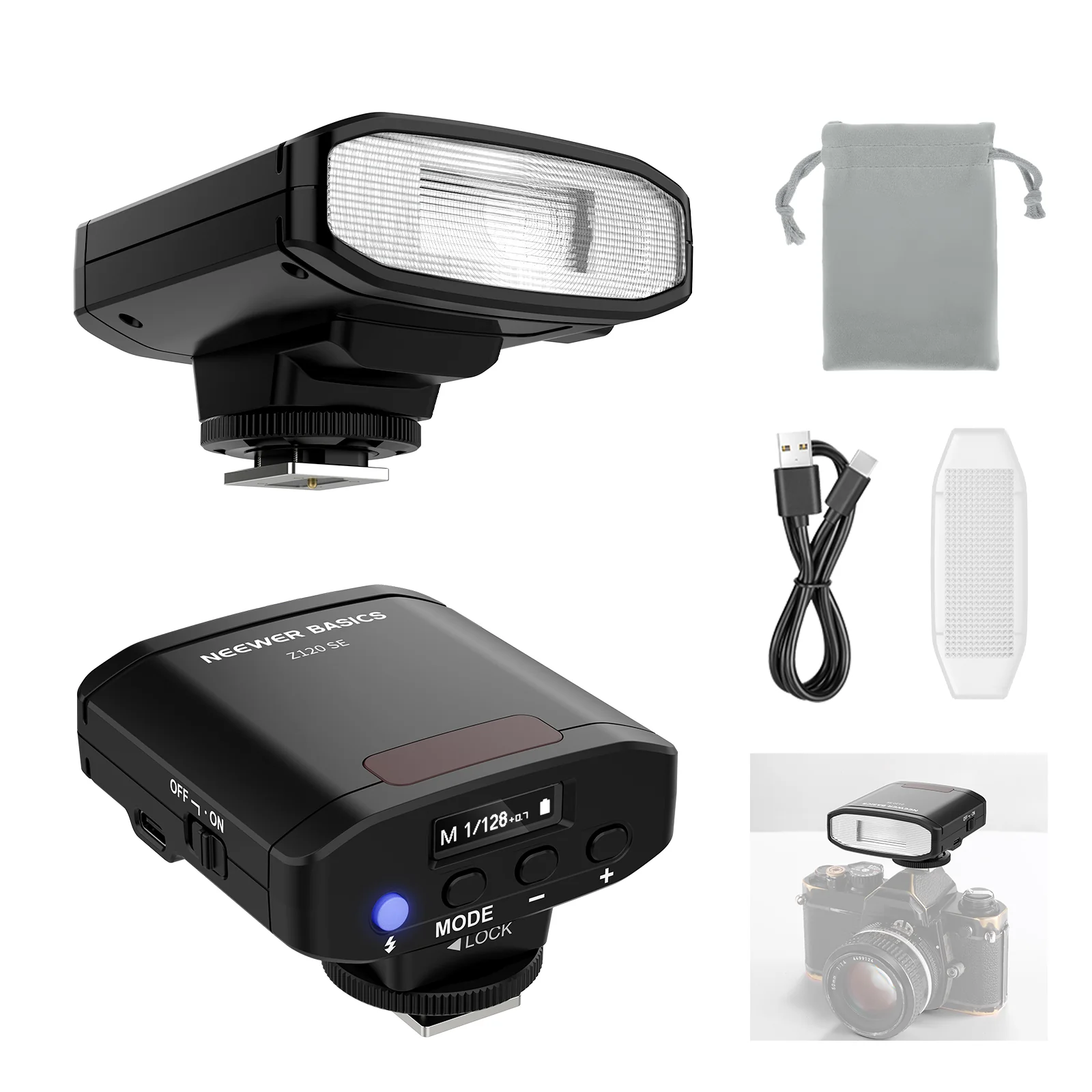 Speedlite Flash External - نيور باسيكس Z120 SE 5600K فلاش