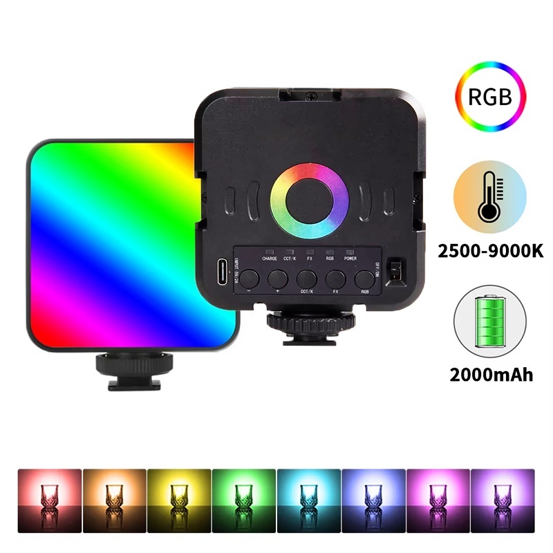 Photography Videos Free - ضوء فيديو محمول صغير RGB للتصوير