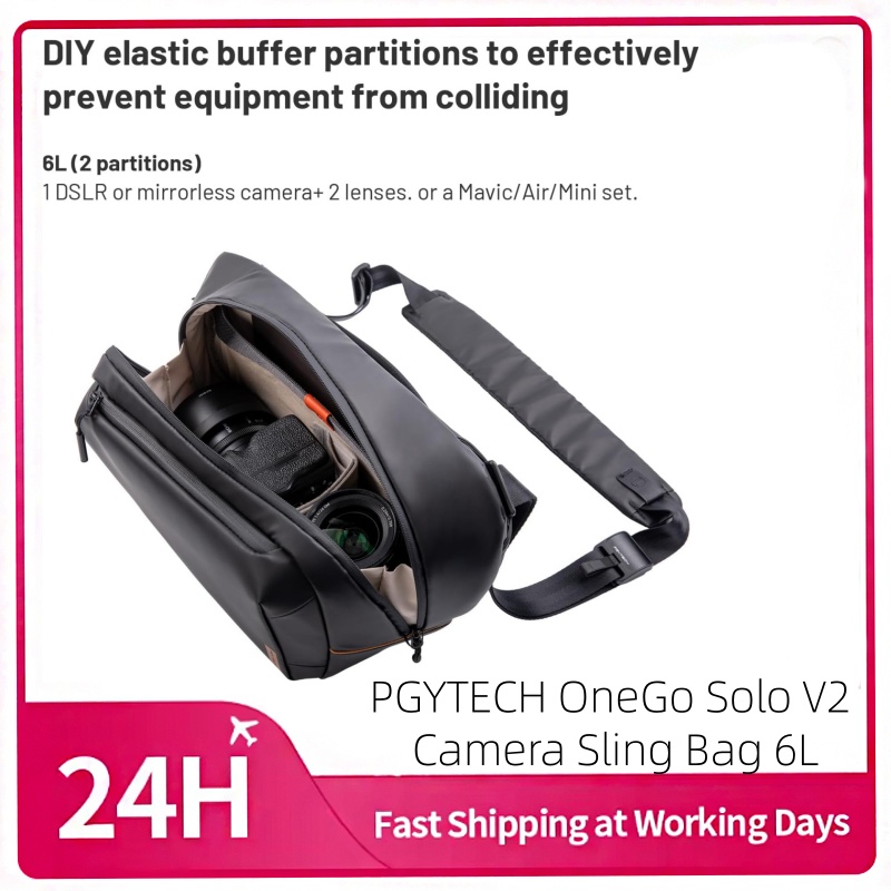 حقيبة كاميرا PGYTECH OneGo Sol - مراجعة Photography Solo وسعره