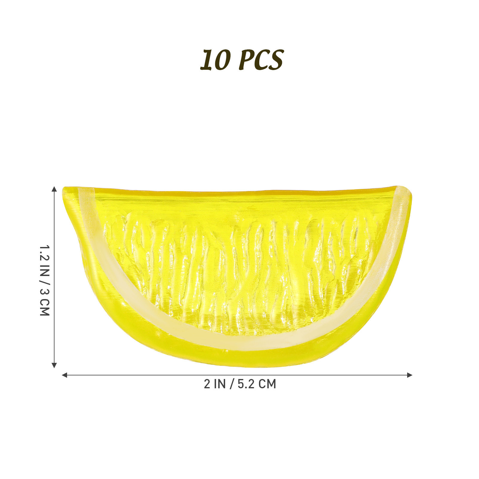 10 قطع من قطع الليمون الصفراء  - مراجعة Photography Yellow وسعره