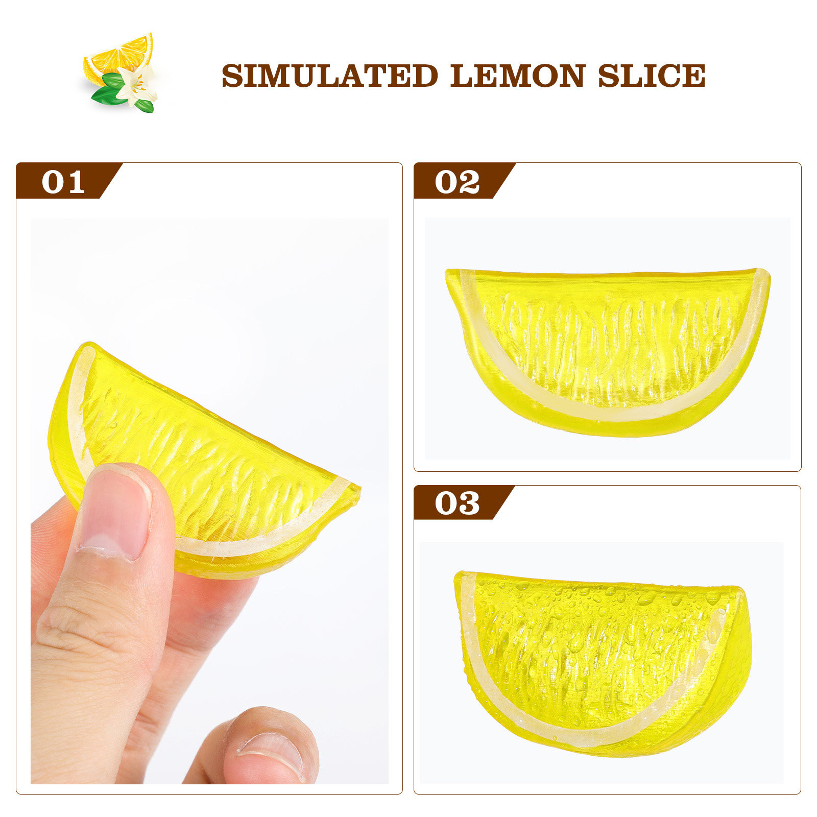 10 قطع من قطع الليمون الصفراء  - مراجعة Photography Yellow وسعره