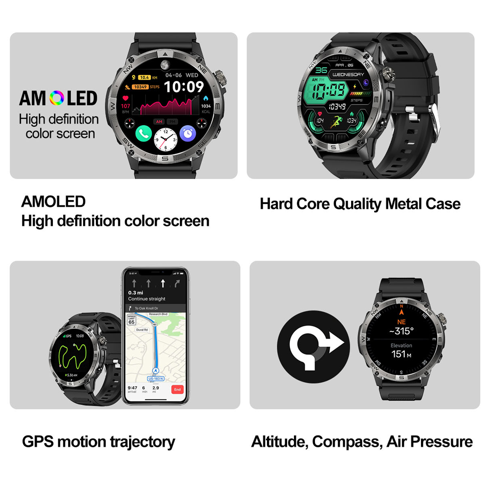 NORTH EDGE GPS الرياضة ساعة ذك - مراجعة Intervalometer Timer وسعره