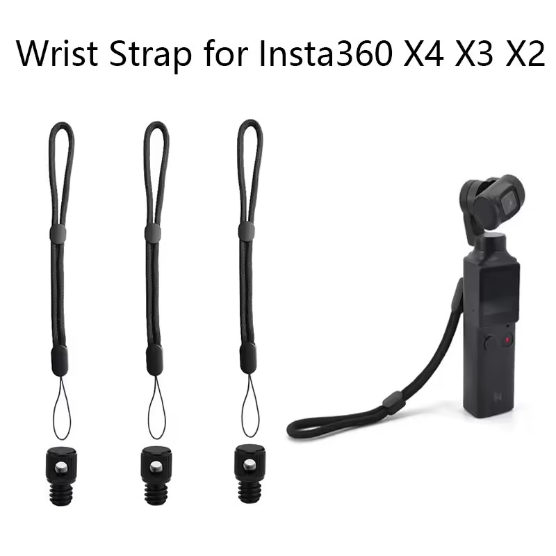 حزام معصم مع برغي 1/4 لكاميرات - مراجعة Insta360 Camera X4 وسعره
