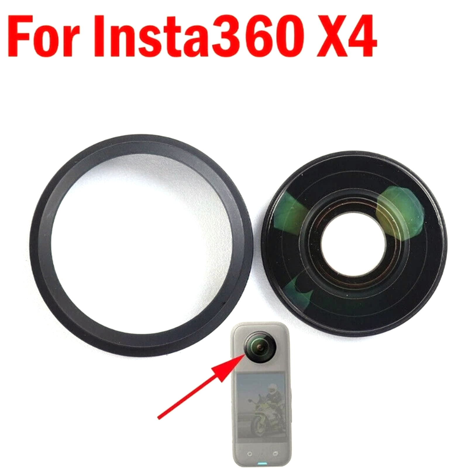 زجاج عدسة لكاميرا Insta360 One - مراجعة Insta360 Camera X4 وسعره