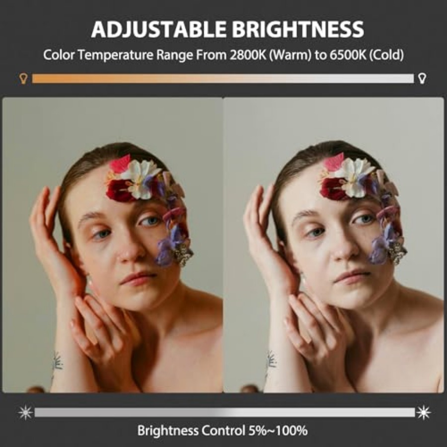 ضوء فيديو LED محمول بقوة 60 وا - مراجعة Photography Videos Free وسعره