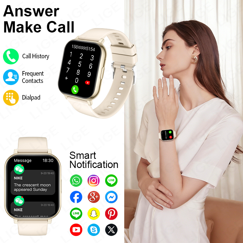 ساعة ذكية جديدة من LIGE بشاشة  - مراجعة Intervalometer Timer وسعره