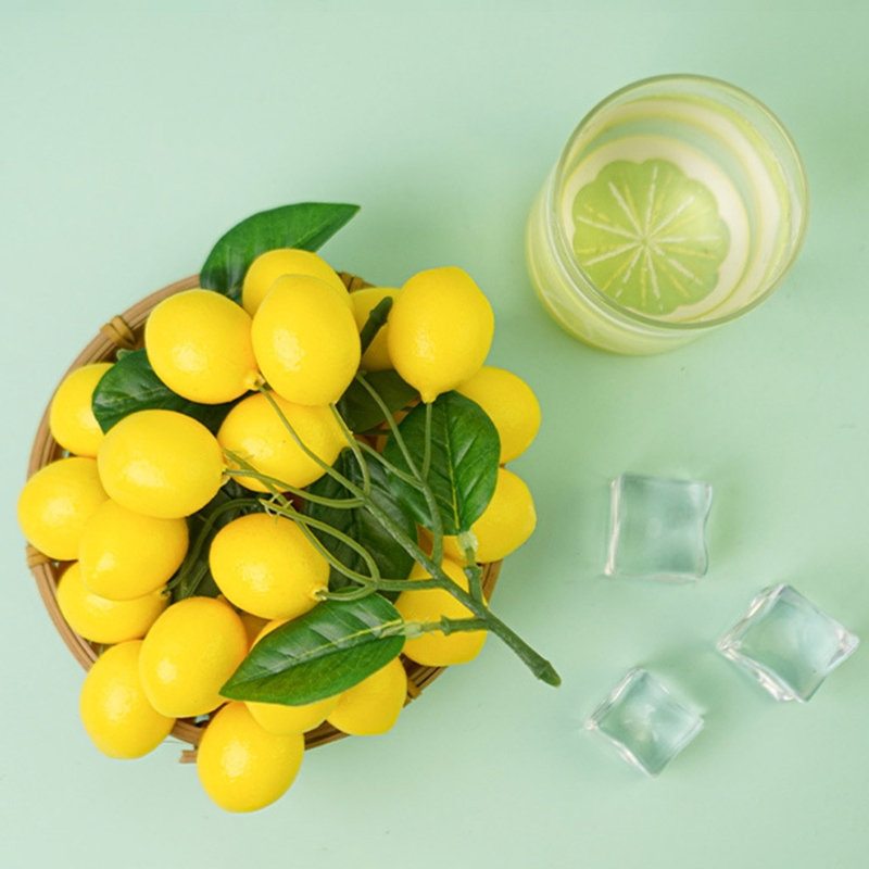 فروع الليمون الاصطناعي محاكاة  - مراجعة Photography Yellow وسعره
