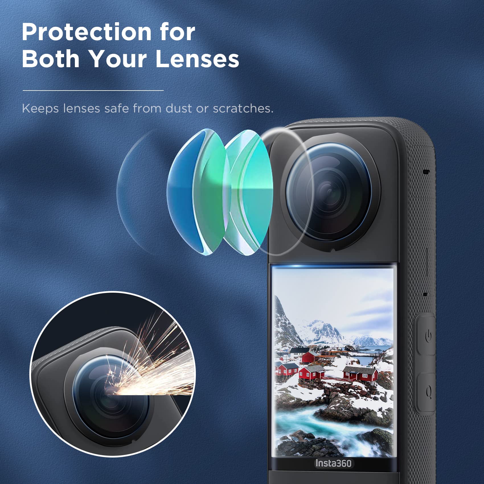 مجموعة إكسسوارات لـ Insta360 X - مراجعة Insta360 Camera X4 وسعره