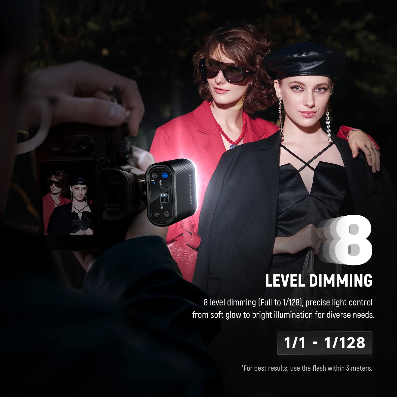 نيور N12L فلاش محمول صغير للتص - مراجعة Speedlite Flash External وسعره