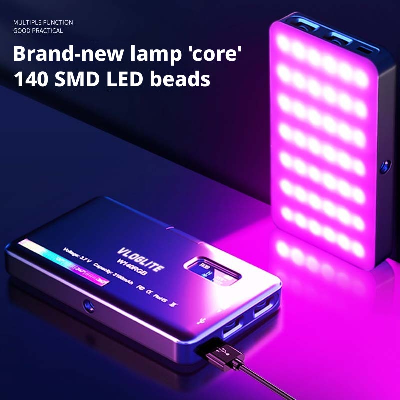 ضوء RGB متنقل للكمبيوتر، إضاءة - مراجعة Photography Videos Free وسعره