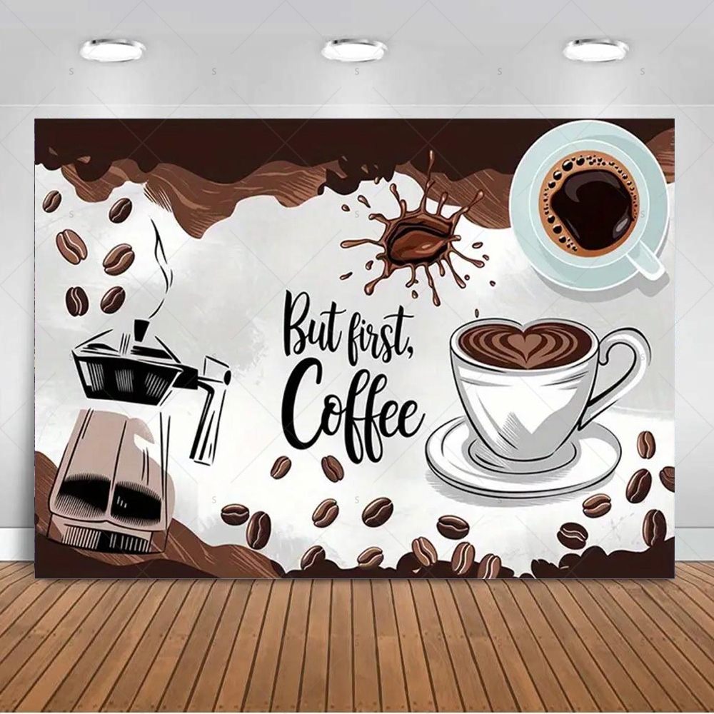 لوازم خلفية موضوع القهوة حبوب  - مراجعة Photography Coffee وسعره