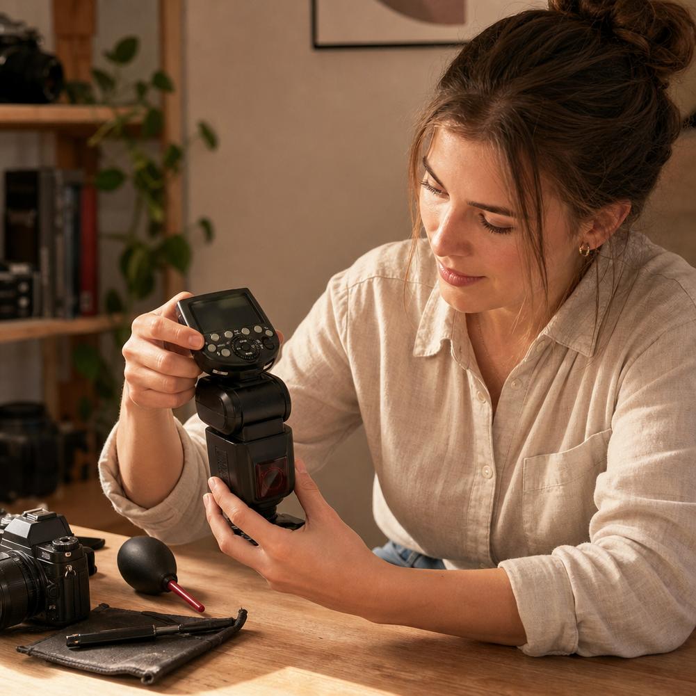 غطاء خلفي لفلاش جودوكس V1 مع ل - مراجعة Speedlite Flash External وسعره