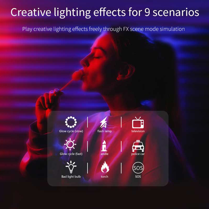 ضوء فيديو محمول صغير RGB للتصو - مراجعة Photography Videos Free وسعره